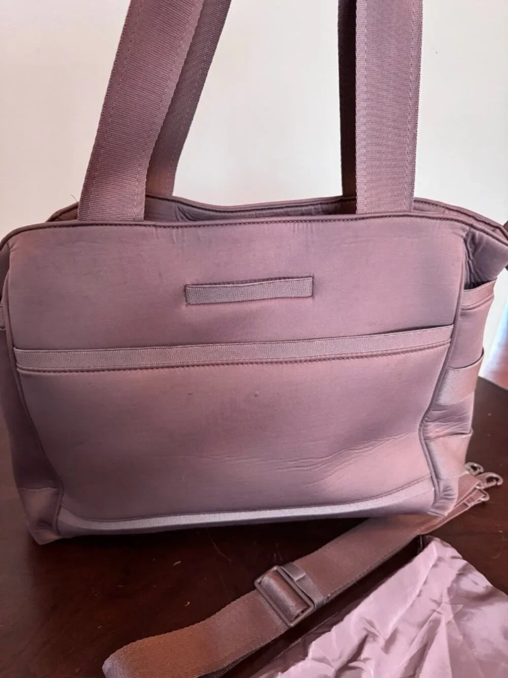 Dagne Dover Wade Neoprene Large Diaper Tote Bag Dusty Mauve